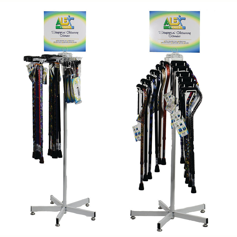 Aluminum Cane on swindle display