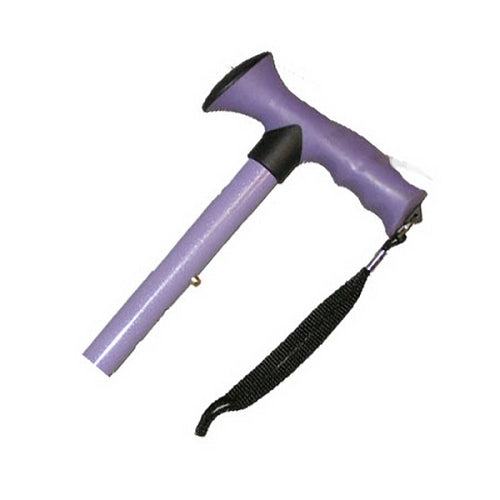 Travel Folding Cane With Comfy Grip Handle - Purple