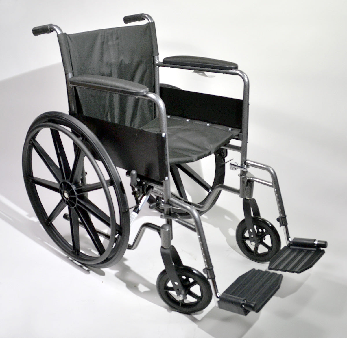 Fixed Arm Wheelchair With Swingaway Footrests