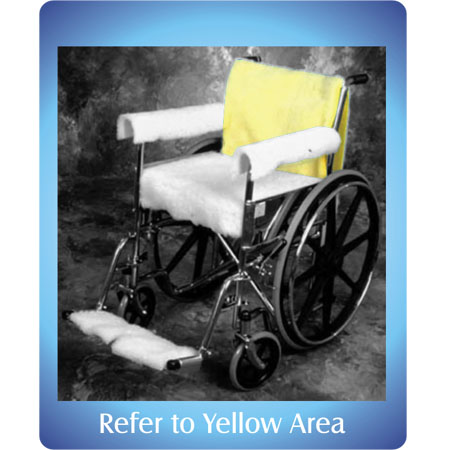 Double Sided Wheelchair Back Cover