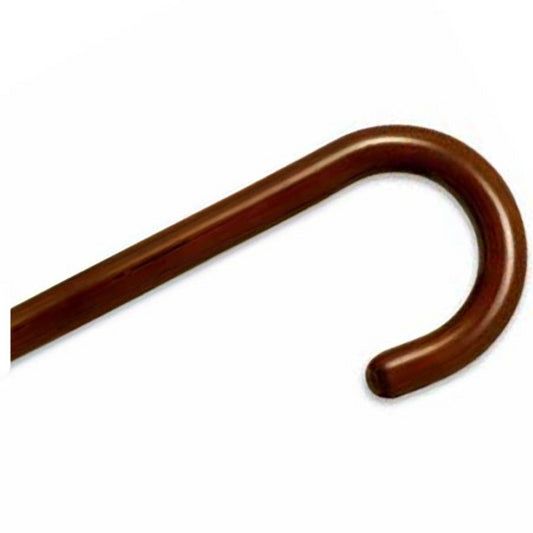 Tourist Handle Wood Cane - Walnut Stain