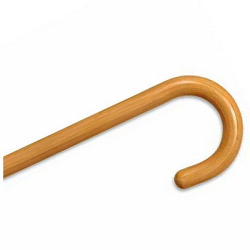 Tourist Handle Wood Cane - Natural Stain Extra Tall
