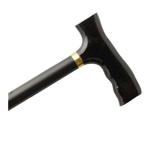 Adjustable Travel Folding Cane -  Black