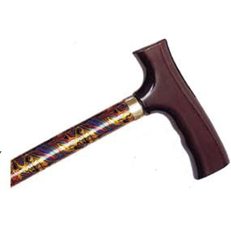 Adjustable Travel Folding Cane - Paisley