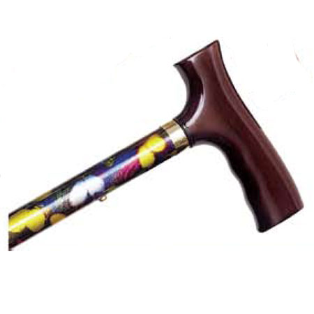 Adjustable Travel Folding Cane - Butterfly