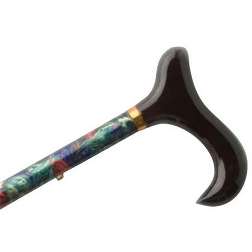 Travel Folding Cane With Slim Line Handle - Canterbury