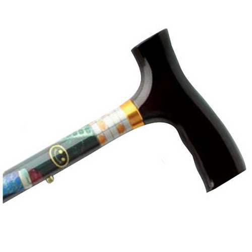 Adjustable Travel Folding Cane - Casino