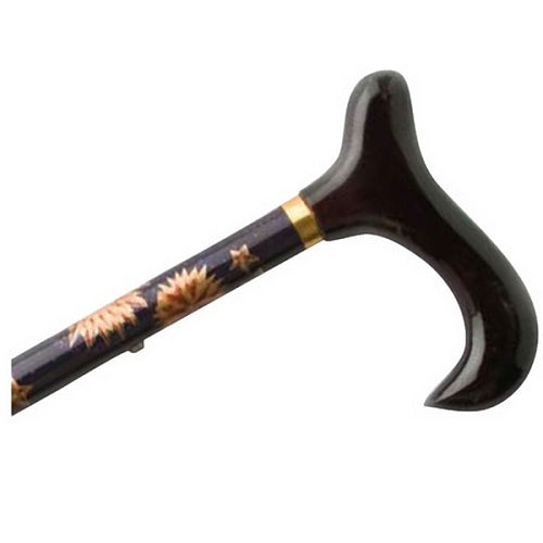 Travel Folding Cane With Slim Line Handle - Celectial
