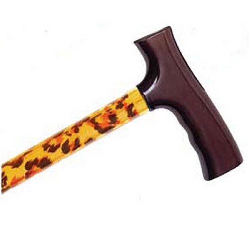 Adjustable Travel Folding Cane - Leopard