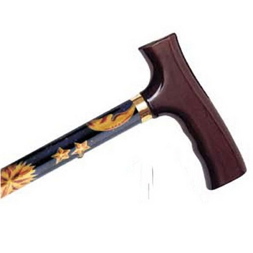 Adjustable Travel Folding Cane - Celestial