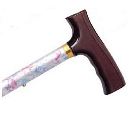 Adjustable Travel Folding Cane - Flower Garden