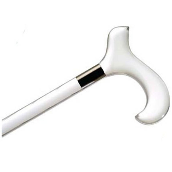 Derby Handle Lucite Cane