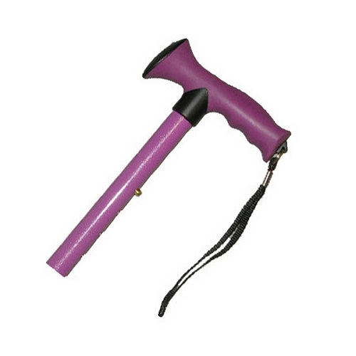 Travel Folding Cane With Comfy Grip Handle - Fuchsia