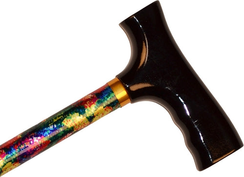 Straight Adjustable Cane - Summer Garden