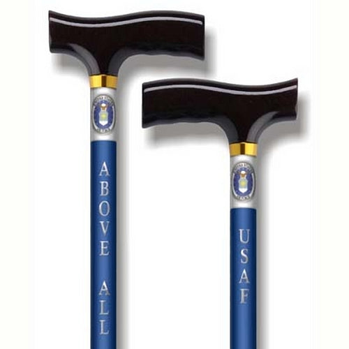 Straight Adjustable Cane - US Air Force