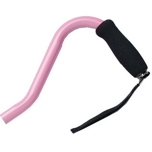 Offset Handle Aluminum Cane - Pink