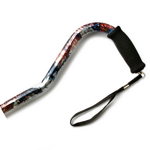 Offset Handle Aluminum Cane - Cats