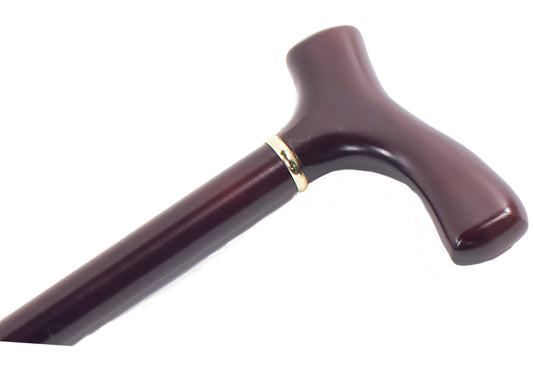 Fritz Handle Wood Cane - Rosewood Stain