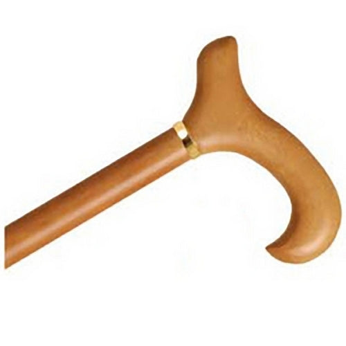 Ladies' Derby Handle Wood Cane - Natural Stain