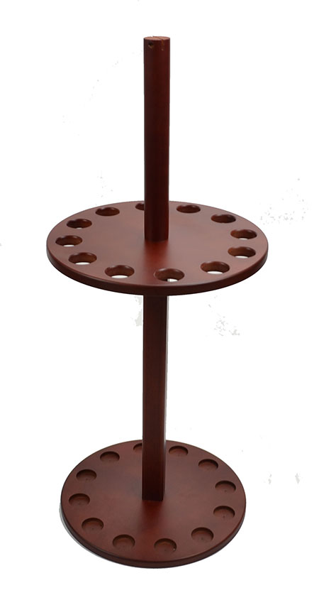 Round Wood Display