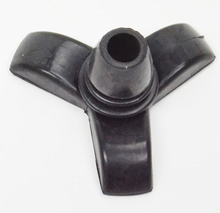 Replacement Rubber Tri Tips Black