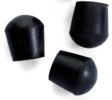 Replacement Rubber Tips Black For Tri seat Cane