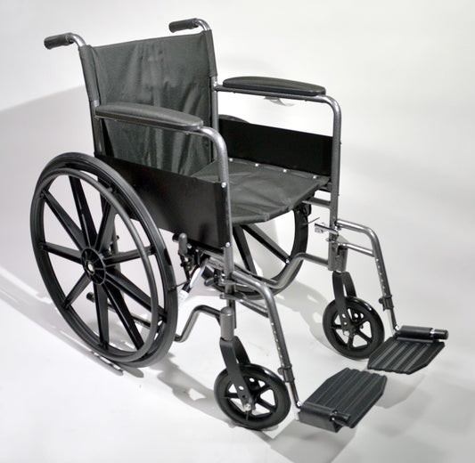 Fixed Arm Wheelchair With Swingaway Footrests