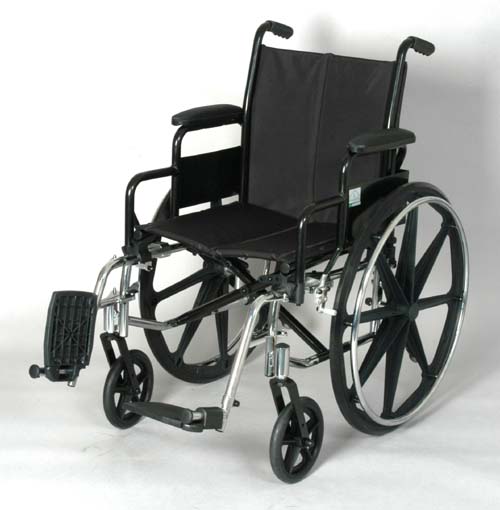 High Strength Lightweight Wheelchair With Swing-away Footrests