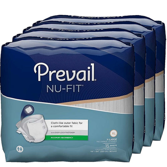 Prevail Nu-Fit Breathable Adult Briefs