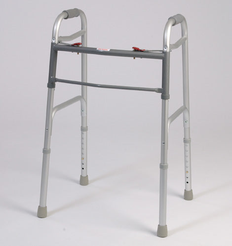 Dual Button Folding Walker